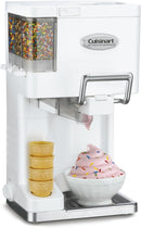 Cuisinart ICE-45 Mix It In Soft Serve 1-1/2-Quart Ice Cream Maker - White - Like New