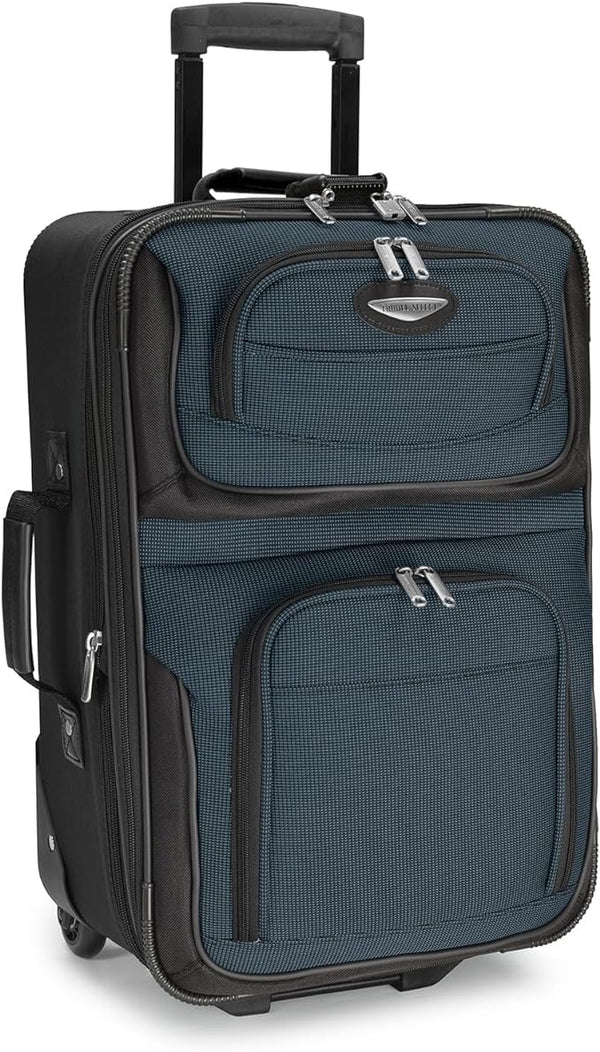 Travel Select Amsterdam Softside Expandable Rolling Luggage Carry-on 21" - NAVY Like New