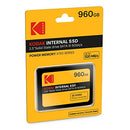 KODAK EKSSD960GX150K 960 GB INTERNAL X150 SOLID STATE DRIVE - 960GB - YELLOW - Like New
