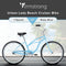 Firmstrong Urban Lady Beach Cruiser Bicycle 26" BABY BLUE WITH BLACK SEAT/GRIPS Like New