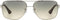 RAY BAN RB3483 Metal Square Sunglasses - Gray Gradient Lense/ Silver Frame Like New