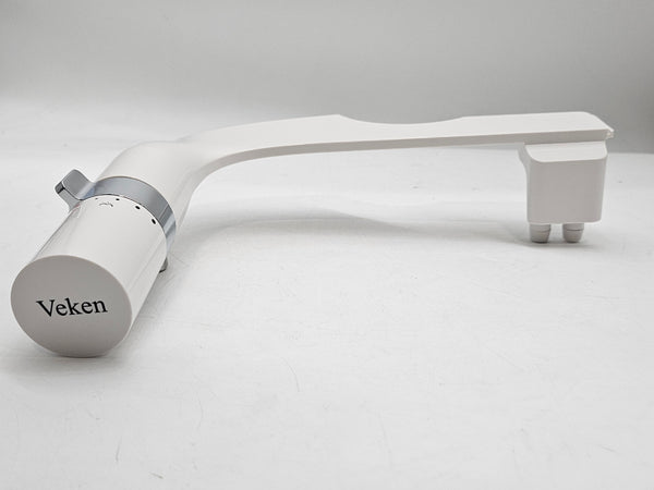 Veken Ultra-Slim Bidet, Dual Nozzle for Toilet Seat Attachment VK539 - WHITE Like New
