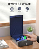 SOOWAY-450C GUN SAFE SMALL PISTOL SAFE BIOMETRIC GUN SAFE FOR HANDGUN - BLACK - Like New