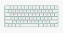 Apple Magic Keyboard without Touch ID MK2A3LL/A - GREEN - Like New