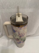 STANLEY X CALIA 40OZ FLOWSTATE QUENCHER H2.0 TUMBLER OLIVE EDEN LIMITED EDITION - Like New