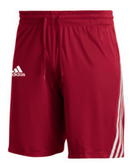 GM2493 Adidas Men's 3 Stripe Knit Short Team Power Red/White 2XL - Like New