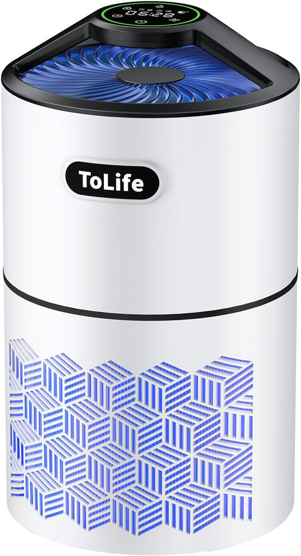 Tolife Air Purifiers with Air Quality Sensors - WHITE Like New