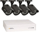 Q-See 8 Channel HD Security System with 4 HD 720p Cameras QTH8-4Z3-1 - Like New