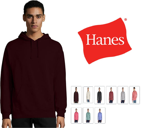 GDH450 Hanes Comfortwash Garment Dyed Fleece Hoodie New