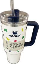 STANLEY 40 OZ STATE STAINLESS STEEL TRAVEL ABSTRACT GEO TUMBLER - N/A - Like New