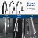 FLOW PULL DOWN KITCHEN FAUCETS X SERIES SINGLE-HANDLE SPRAYER, OIL-RUBBED BRONZE - Like New