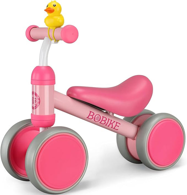 Bobike Baby Balance Bike Toys for 10-24 Months Kids Toy Boy and Girls - Rose Red Like New