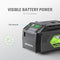 Greenworks 24V 4.0Ah Lithium-Ion Battery BAG709 - BLACK/GREEN Like New