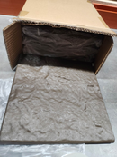 8 UNITS OF PLASTIC GARDEN STONES - BROWN - Brand New