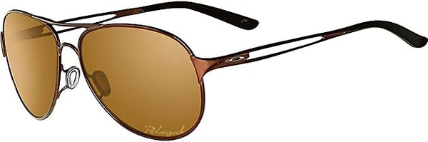 OAKLEY Caveat Sunglasses OO4054 - Bronze Polarized Lenses/Brunette Frame Like New