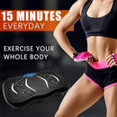 GENERIC VIBRATION PLATE EXERCISE MACHINE REMOTE CONTROL WHOLE BODY - BLACK - Like New