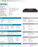 Q-See 8 CHANNEL 4K ULTRA HD IP NETWORK VIDEO RECORDER QCK81 - BLACK - Like New
