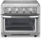 Cuisinart Air Fryer Toaster Oven Bake Grill Broil TOA-60 - Silver Like New