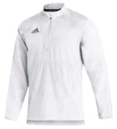 GM1849 Adidas Sideline 21 Long Sleeve 1/4 Zip White/Grey 4XL - Like New