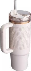 STANLEY X CALIA 40 OZ. QUENCHER H2.0 FLOWSTATE TUMBLER - OAT MILK - Like New