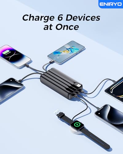 ENIRYO PORTABLE CHARGER 42800MAH POWER BANK BUILT-IN CABLE JM4-PRO