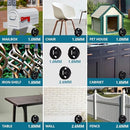 Tilswall 800W HVLP Paint Sprayer, High Power Electric Spray Gun, 3 Nozzle Sizes - Like New