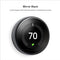 Google Nest Learning Thermostat T3018US - MIRROR BLACK Like New