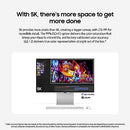 SAMSUNG 27" VIEWFINITY S9 SERIES 5K MATTE DISPLAY LS27C900PANXZA 2023 - WHITE - Like New