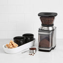 CUISINART Coffee Grinder Electric Burr One-Touch Automatic Grinder -BLACK/SILVER - Like New