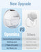 Opnmina Wearable Hands Free Breast Pump with Precision LCD Display 2 Pack -White Like New