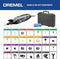Dremel 4300-5/40 High Performance Rotary Tool Kit LED Light 4300-DR-RT - Gray Like New