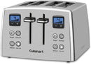 Cuisinart CPT-435P1 4-Slice Countdown Motorized Toaster, Stainless Steel - Like New