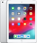 APPLE IPAD 9.7" 6TH GEN 128GB WIFI + CELLULAR MR732J/A - SILVER - Like New