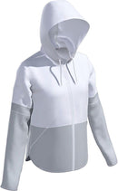 1343047 Under Armour Women's Squad Woven 2.0 Jacket White/Halo M - Like New