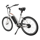 Hurley Layback 26'' Electric Bike 500W 10AH Battery 20MPH HE-18-SL-2S - SILVER - Like New
