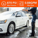 ROCKPALS Cordless Pressure Washer Gun, 2 x 40V Batteries LDG-HERO-H4 - WHITE - Like New