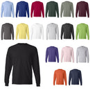 5186 Hanes Men's Beefy-T Long-Sleeve T-Shirt - Brand New