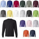 5186 Hanes Men's Beefy-T Long-Sleeve T-Shirt New