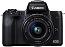 Canon EOS M50 Mark II Mirrorless Camera with 15-45mm Lens - BLACK - Like New