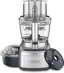 Cuisinart Elemental Small Food Processor 13-Cup FP-13DGM - SILVER - Like New