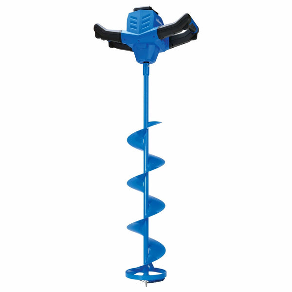 Landworks Electric Ice Auger - 8" x 30" Bit, 48V 2Ah Battery - Ice Fishing Ready