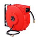 ReelWorks Mountable Retractable Air Hose Reel - 1/4" x  65'FT, 3' Ft Lead-In