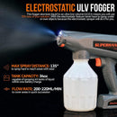 SuperHandy Electric Handheld ULV Electrostatic Sprayer - 12V 34Oz, For Cleaning,