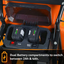 SuperHandy Electric Self-Propelled Wheelbarrow - 48V 2Ah Battery System, 330lb