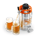 SuperHandy Growler Keg - Brew and Tap Beer, Coffee, Beverages (170oz)