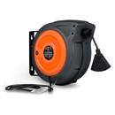 SuperHandy Mountable Retractable Extension Cord Reel - 16AWG x 50' Ft, 3