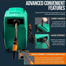 SuperHandy Mountable Retractable Water Hose Reel - 1/2" x 50' Ft, 3/4" Female