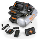 SuperHandy Portable Electric Compressor - 48V 2Ah Battery System, 2 Gal 135 PSI,