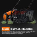 SuperHandy Walk-Behind Electric Scarifier & Dethatcher - For Lawn Aeration &