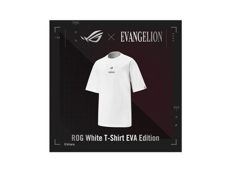 ASUS ROG White T-Shirt EVA Edition - XL Size